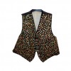 Black waistcoat with large sequins